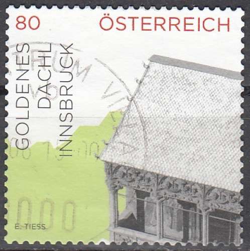 Österreich 2015 Le Petit toit d'or à Innsbruck O Cachet rond