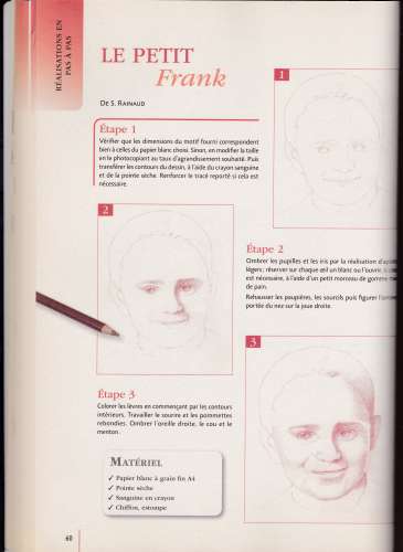 les dossiers du dessin.....dessiner les portraits  année 2012  n° 8
