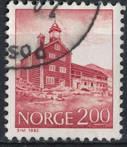 Norvège 1982 Oblitéré Used Royal Residence Tofte Résidence Royale Dovre SU