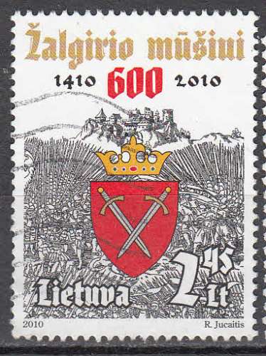 Lituanie 2010   2,45Lt  oblitéré