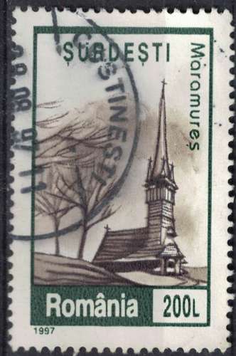 Roumanie 1997 Oblitéré Used Eglise de Surdesti Maramures