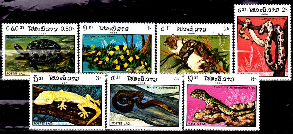 Laos 597 / 03 Reptiles divers