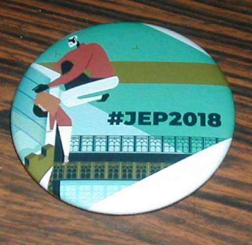 Badge épinglé JEP 2018 Journées Européennes du Patrimoine