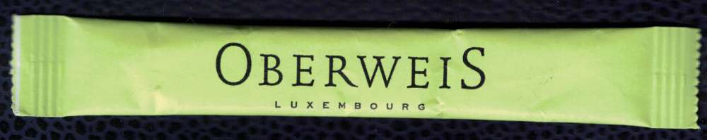 Luxembourg Sachet Sucre Sugar Oberweis