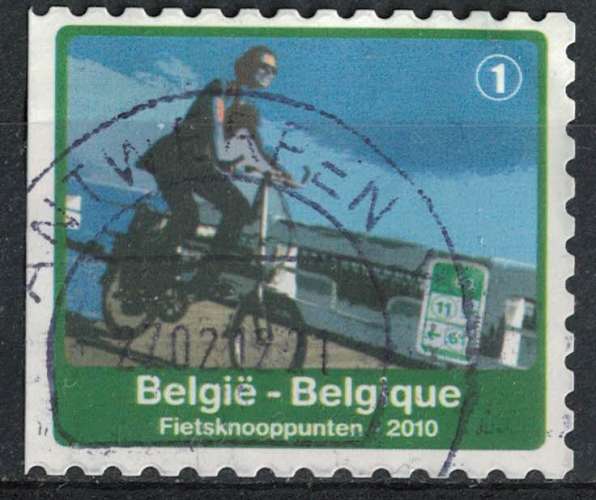 Belgique 2010 Oblitéré Used Bicyclette Vélo Pistes Cyclables SU