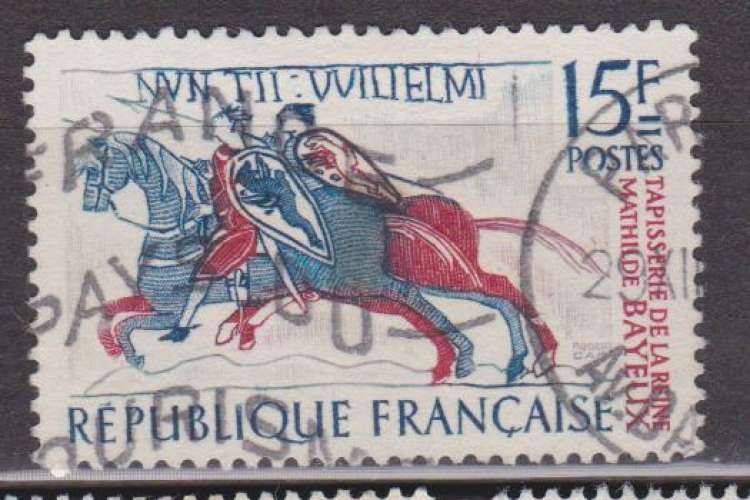 France 1958 YT 1172 Obl Tapisserie de la reine Mathilde Bayeux