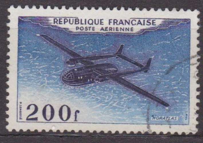 France 1954 YT PA31 Obl Avion Noratlas