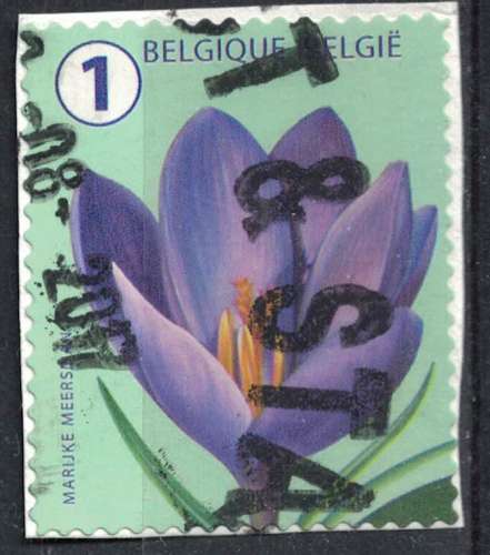 Belgique 2016 Oblitéré Used Flower Fleur Crocus SU