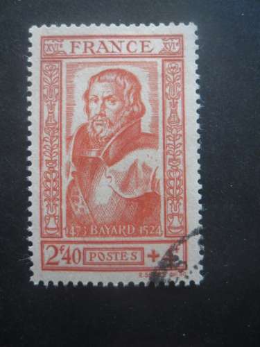 FRANCE N°590 Seigneur de Bayard oblitéré