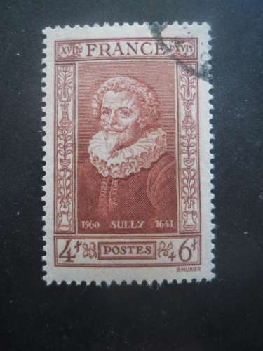 FRANCE N°591 Duc de Sully oblitéré