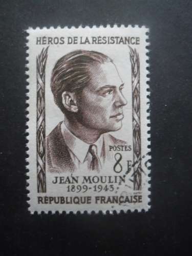 FRANCE N°1100 Jean Moulin oblitéré