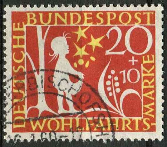ALLEMAGNE RFA 1959 oblitéré N° 197