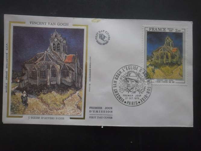 FRANCE FDC Tableau de Van Gogh 27-10-1979 Paris