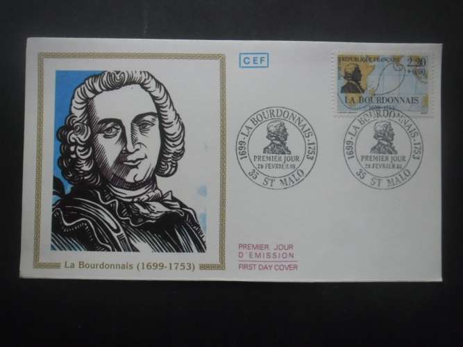 FRANCE FDC Le Bourdonnais 20-02-1988 St-Malo