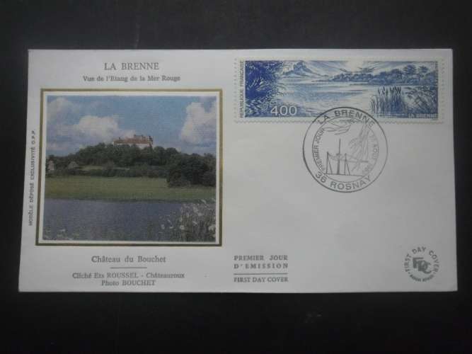 FRANCE FDC Etang de la Brenne 25-08-1989 Rosnay