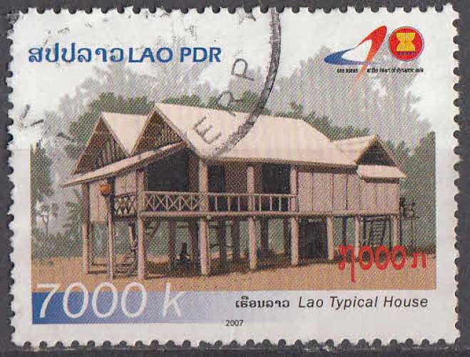 Laos 2007   7000K  oblitéré