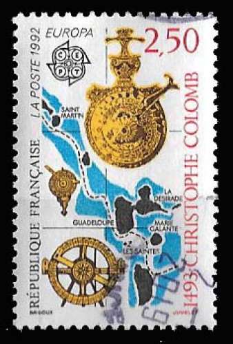 France - Y&T 2755 (o) - Europa Cristophe Colomb - année 1992