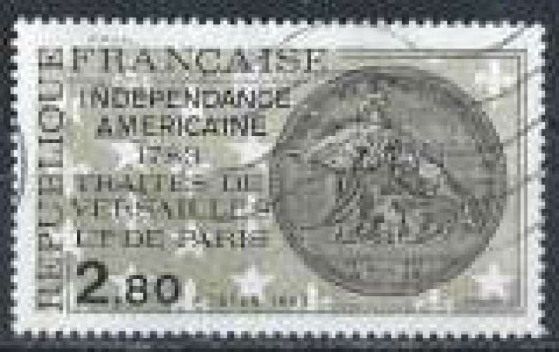 France - 1983 - Y & T n° 2285 - Indépendance Américaine 1783 - Traités de Versailles et de Paris - O