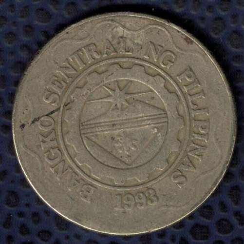 Philippines 1998 Pièce de Monnaie Coin 5 Piso Président Emilio Aguinaldo SU