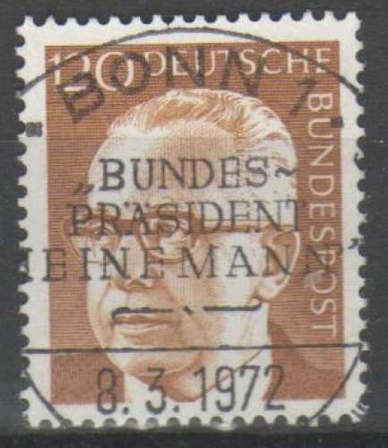 Allemagne 1972 - Heinemann 120 p. obl. 1er joiur