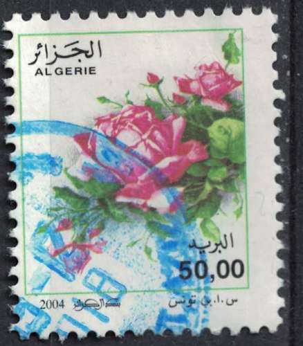 Algérie 2004 Oblitéré Used Fleurs Roses Série Courante Rosa Odorata