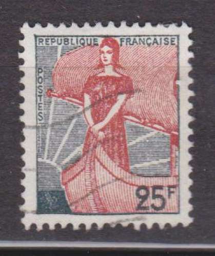 France 1959 YT 1216 Obl Marianne à la nef