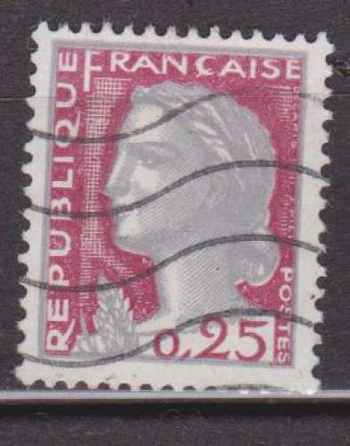 France 1960 YT 1263 Obl Marianne Decaris