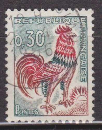 France 1962-1965 YT 1331A Obl Coq de Decaris