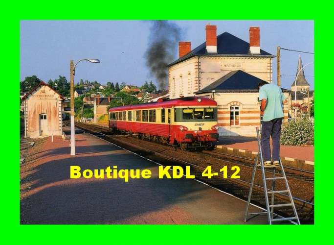 CMFM 053 - Autorail Caravelle X 4401 en gare de MONTRICHARD - Michel LEDIEU photographe - SNCF