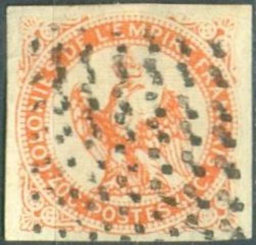Colonies générales 4 oblitéré