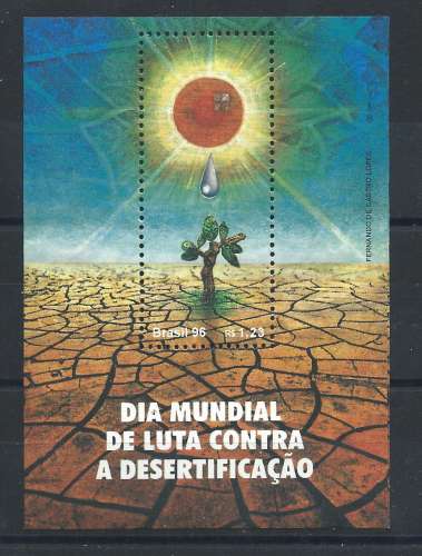 Brésil Bloc N°102** (MNH) 1996 - Lutte contre la désertification 