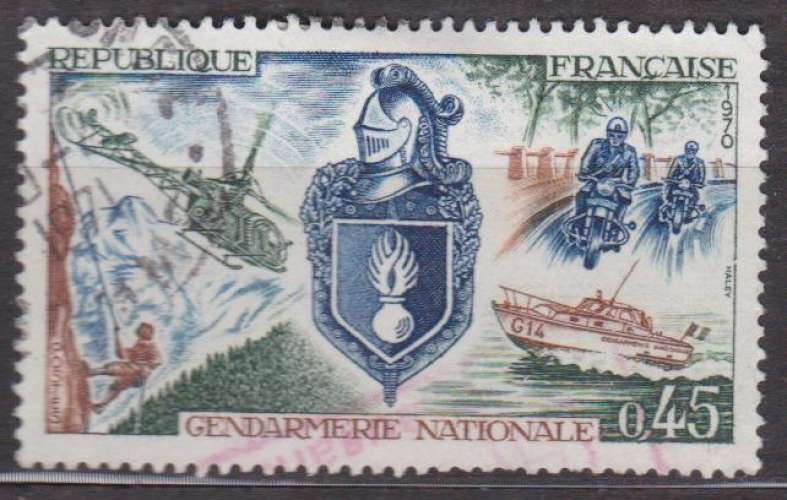 France 1970 YT 1622 Obl Gendarmerie nationale