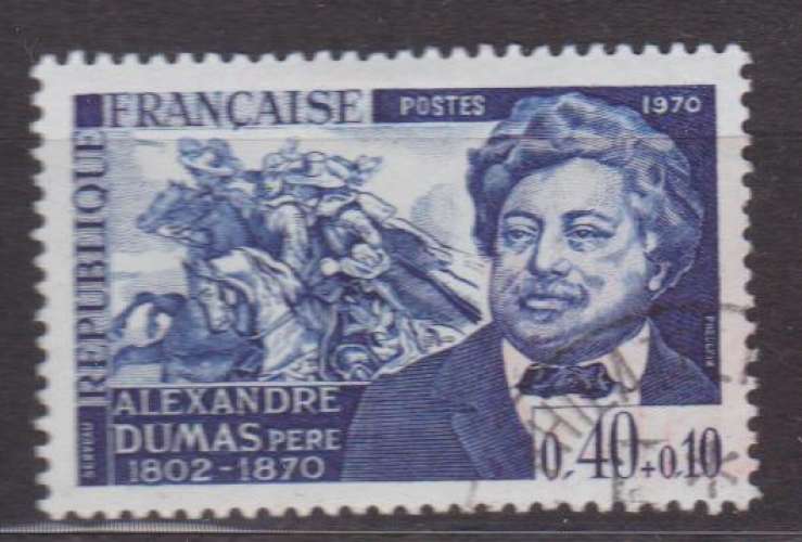 France 1970 YT 1624-1626-1627-1628 Obl Mérimée Branly De Broglie Dumas