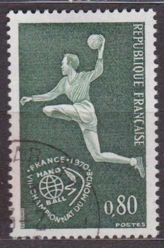 France 1970 YT 1629 Obl Championnat du monde Hand Ball