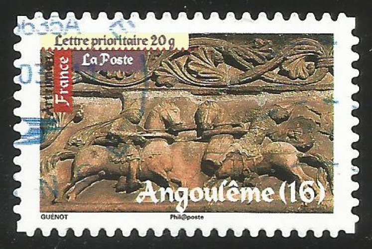 France - 2010 - Y&T n° AA 464 - Obl. - Art roman - Angoulême (16)