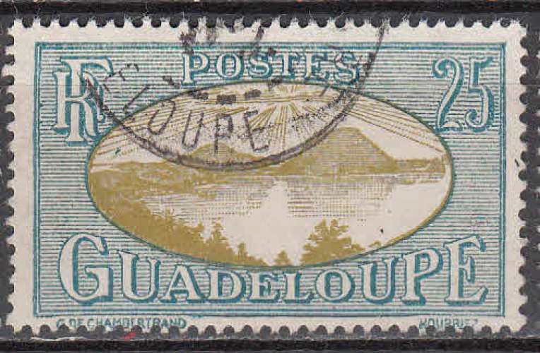 Guadeloupe 1928  Y&T  106  oblitéré