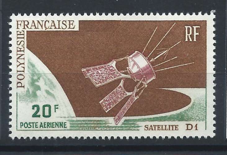 Polynésie PA N°19** (MNH) 1966 - Satellite D1