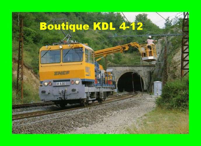 RU 0104 - Draisine de maintenance caténaire CF 8 352 au tunnel d´ ENGAYRESQUE - Aveyron - SNCF