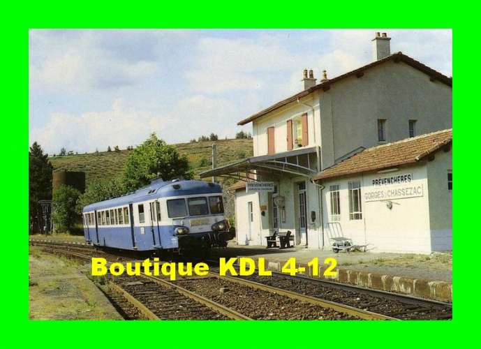 RU 0142 - Autorail X 2897 en gare - PREVENCHERES - Lozère - SNCF