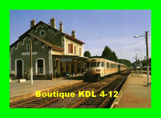 RU 0146 - Turbotrain RTG en gare - VIEILLEVILLE - Creuse - SNCF