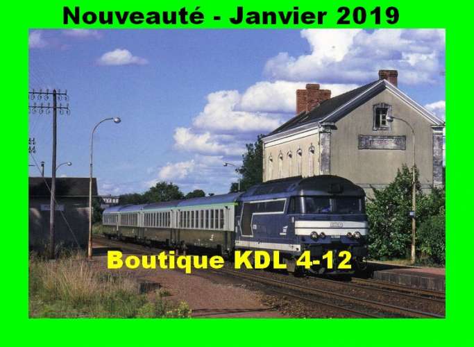 ACACF 595 - Train - Loco BB 67308 en gare - MAYET - Sarthe - SNCF