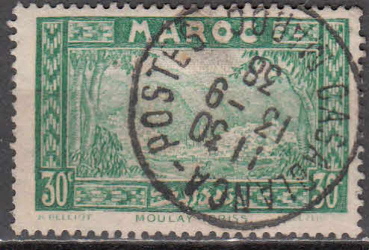 Maroc 1933  Y&T  136  oblitéré