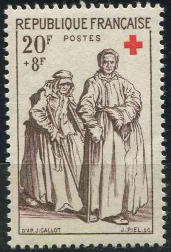 FRANCE 1957 NEUF** MNH N° 1141 Croix-Rouge