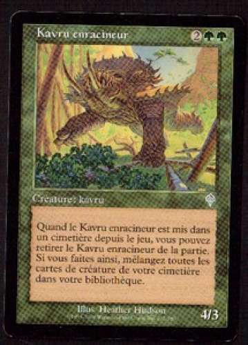 Magic The Gathering Deckmaster 1993-2000 n° 2 kavru enracineur  peu commune