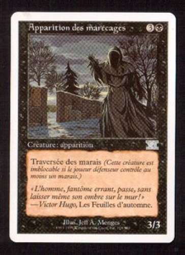 Magic The Gathering Deckmaster 1993-1999   n° 3 apparition des matécages  inhabituel