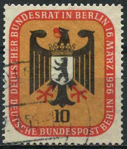 ALLEMAGNE BERLIN 1956 OBLITERE N° 121