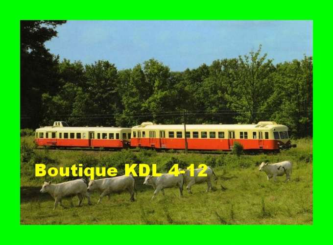 ART 256 - Autorail X 2403 et X 4039 vers SAINT-MARTIAL LE MONT - Creuse - SNCF