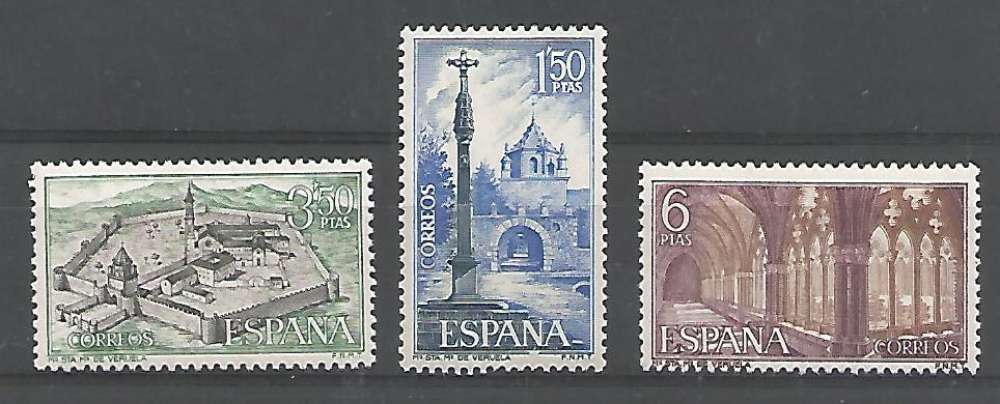 Espagne - 1967 - Monastère Santa Maria de Veruela - Tp n° 1493 / 5  - Neuf **