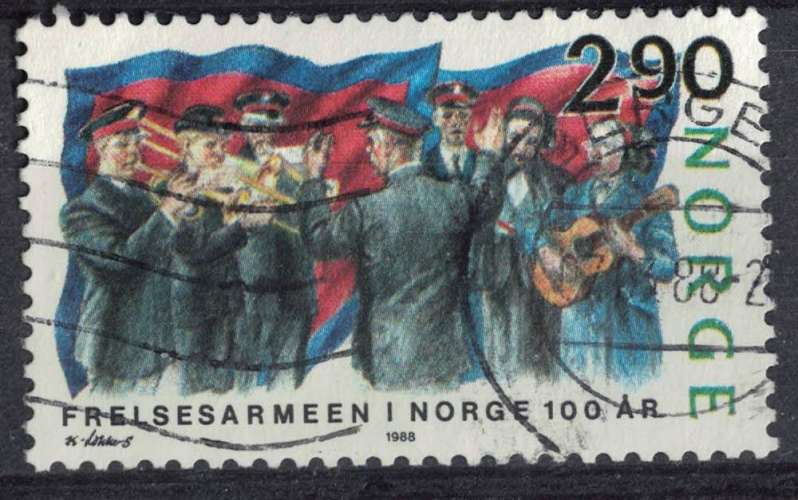 Norvège 1988 Oblitéré Used Frelsesarmeen 100 ans Armée du Salut Musique SU