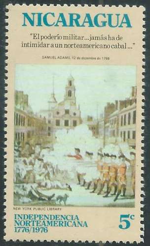 Nicaragua - Y&T 1002 (**) - Tableaux -